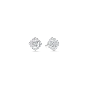 0.35 TCW Round Moissanite Diamond Stud Earrings