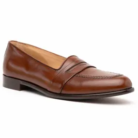 15-203-CHL SAVANNAH Calfskin Penny Loafer, Chili