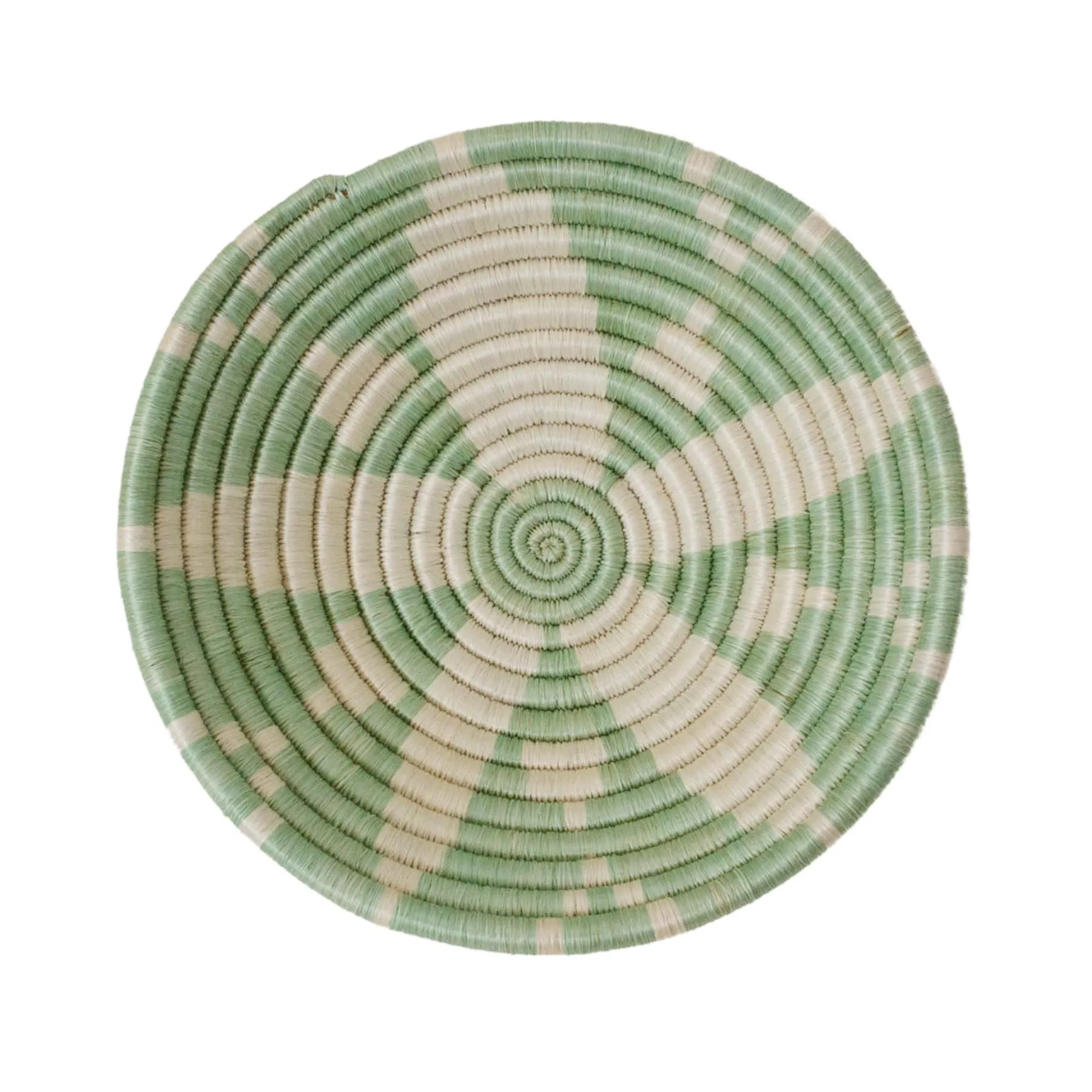 6" Small Seafoam Hope Round Basket by Kazi Goods - Wholesale