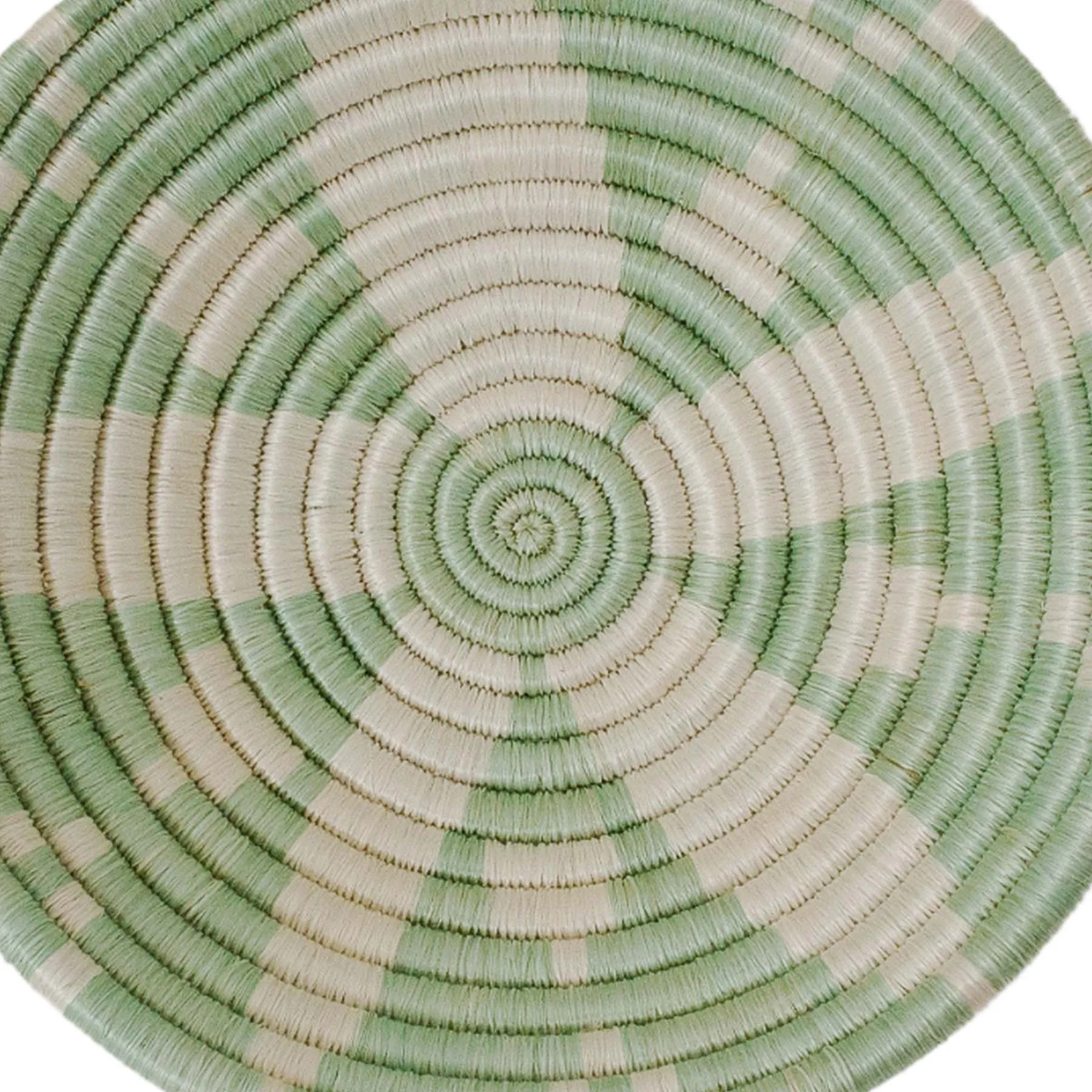 6" Small Seafoam Hope Round Basket by Kazi Goods - Wholesale