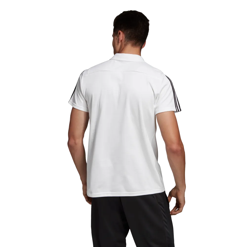 Adidas Adult Tiro 19 Polo (White/Black)