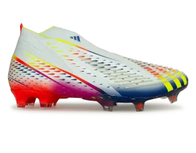 adidas Men's Predator Edge  FG White/Solar Yellow