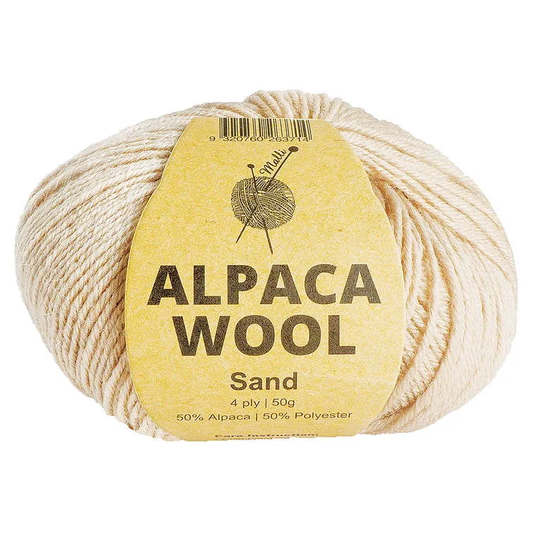 Alpaca Wool, Sand