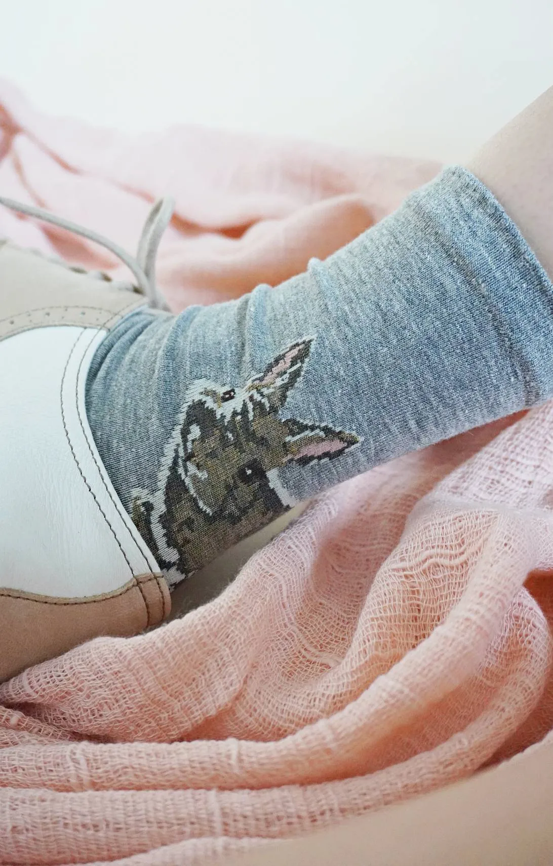 Animal Rescue Pairs Bunny Rabbit Socks