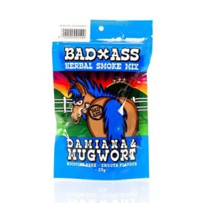 BAD-ASS Damiana & Mugwort Herbal Smoke Mix - 25G