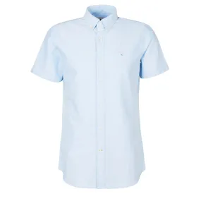 Barbour Oxford Tailored Short Sleeved Shirt Sky