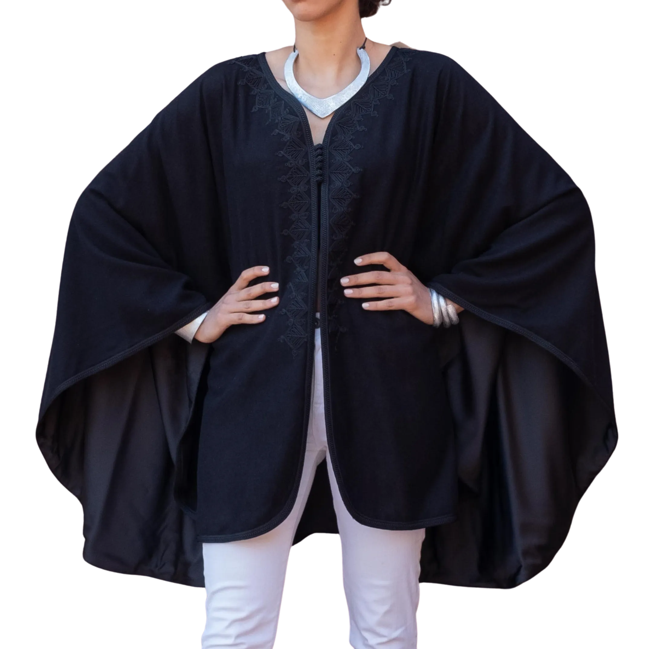 Black Classic Lady Cape