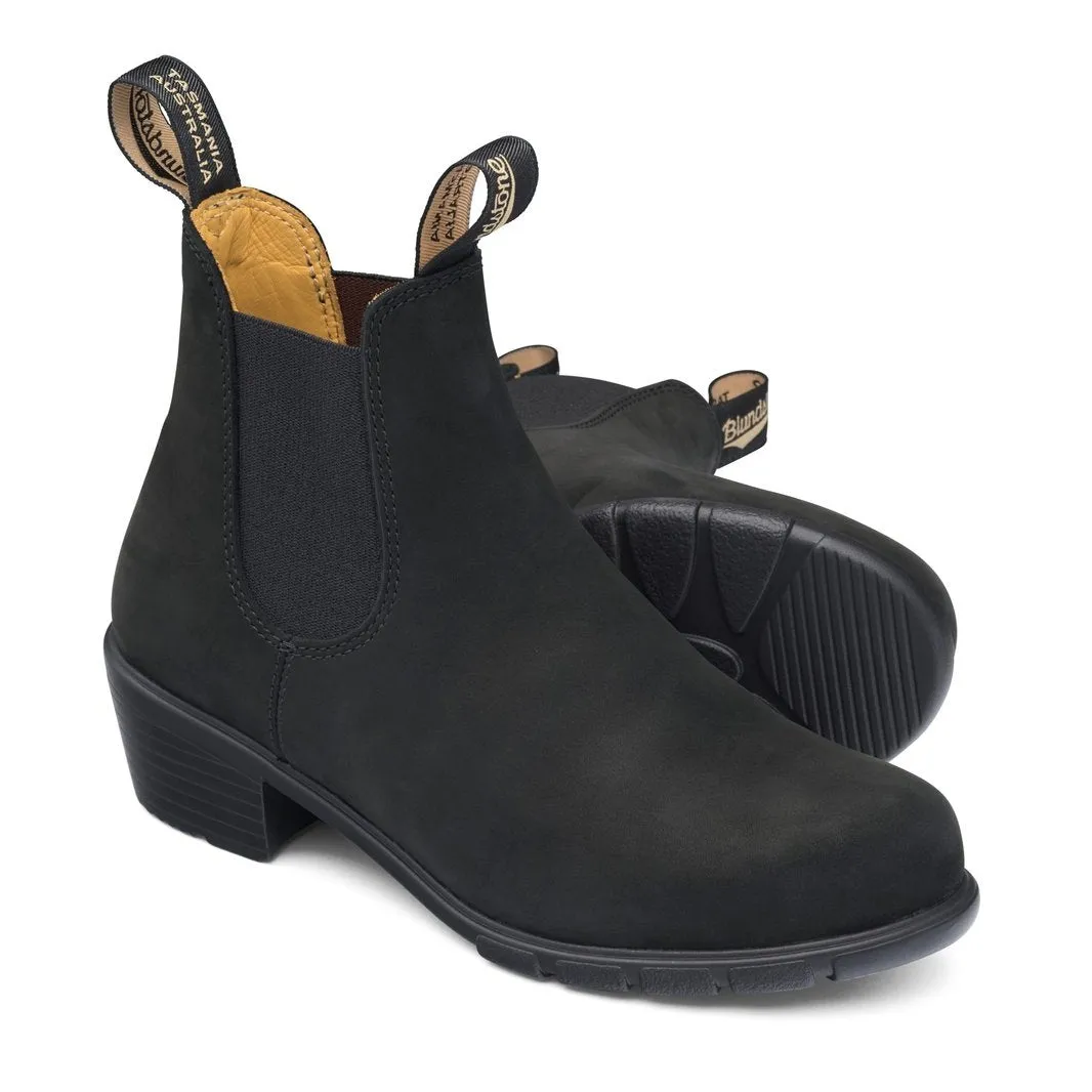 Blundstone #1960 - Women's Heeled Boot (Black Nubuck)