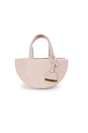 Blush Half Moon Reina Bag