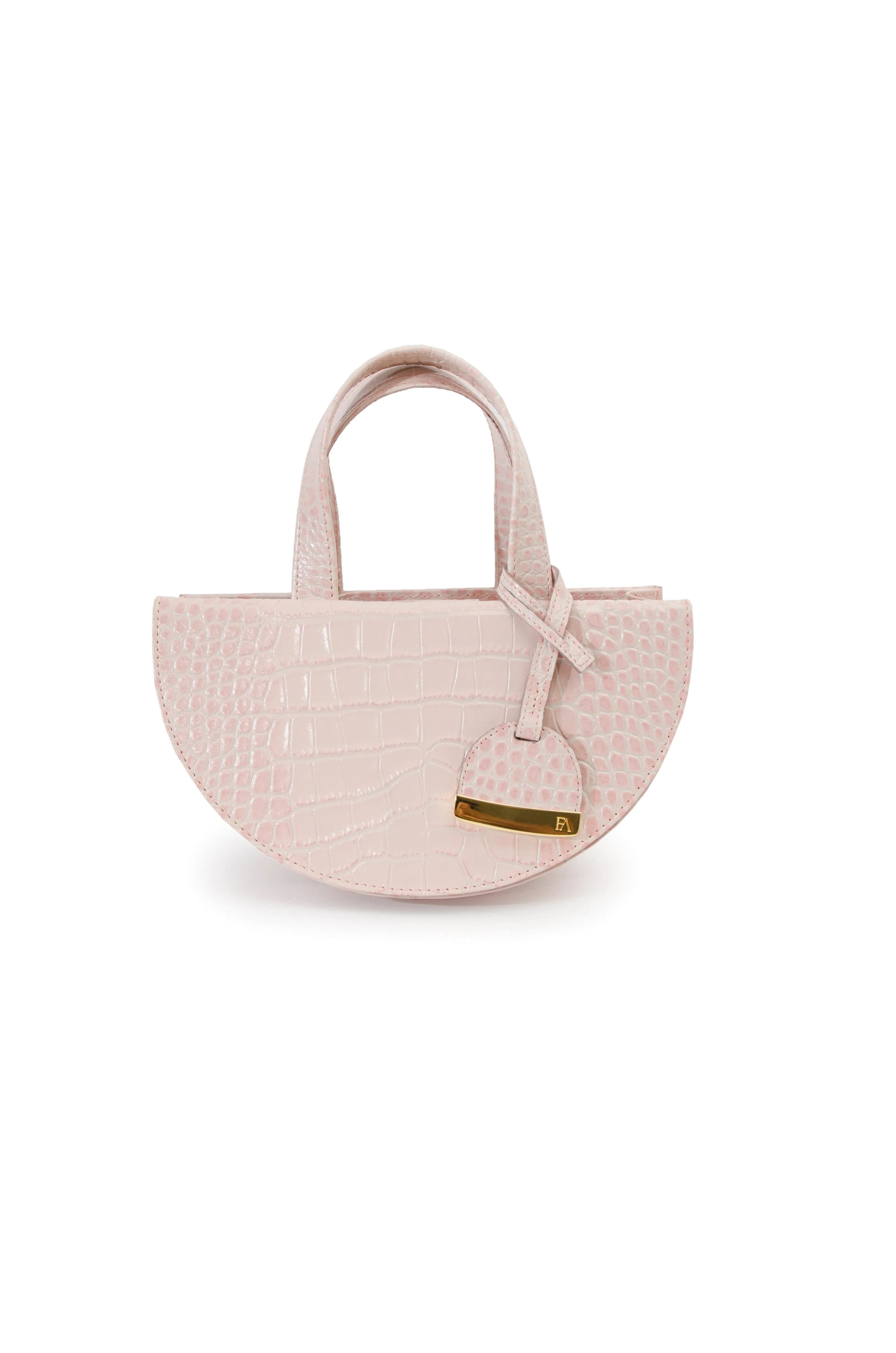 Blush Half Moon Reina Bag