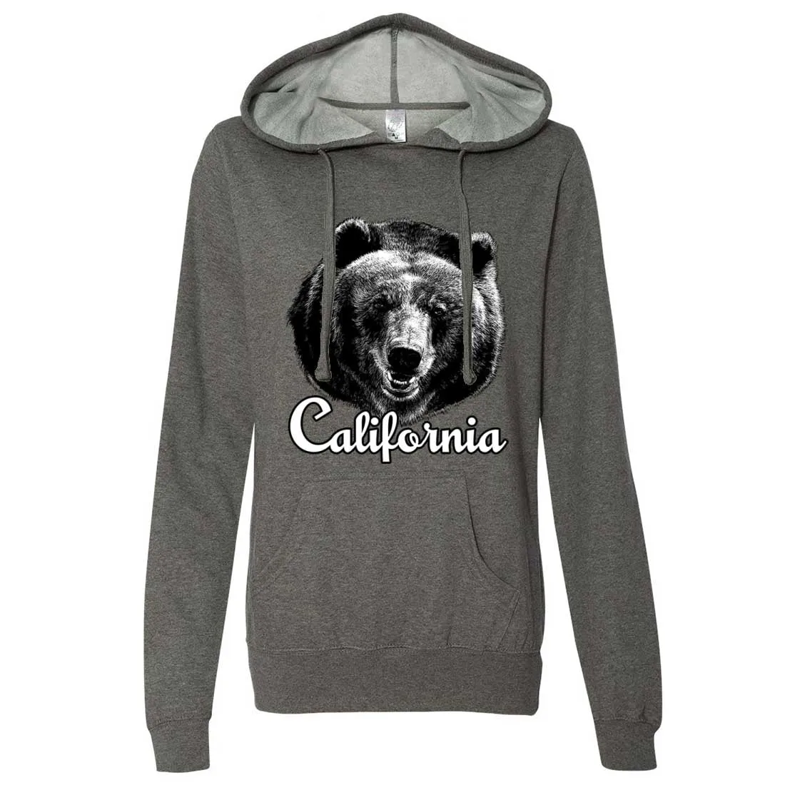 California Grizzly Bear Ladies Lt./Wt. Hoodie