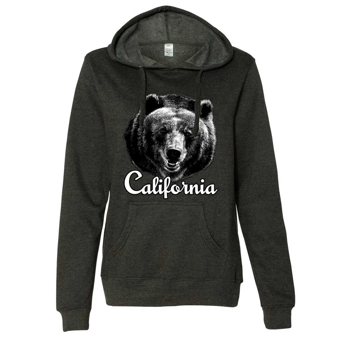 California Grizzly Bear Ladies Lt./Wt. Hoodie