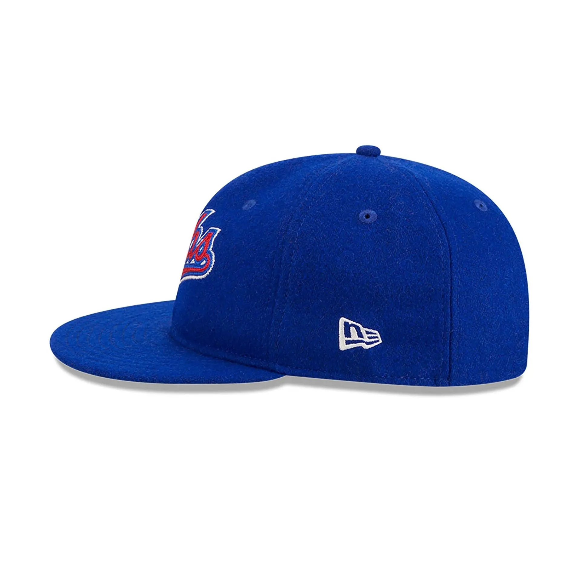 Chicago Cubs Melton Wool Blue Retro Crown 9FIFTY Strapback Cap