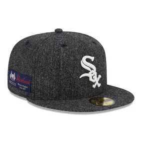 Chicago White Sox Moon Black 59FIFTY Fitted Cap