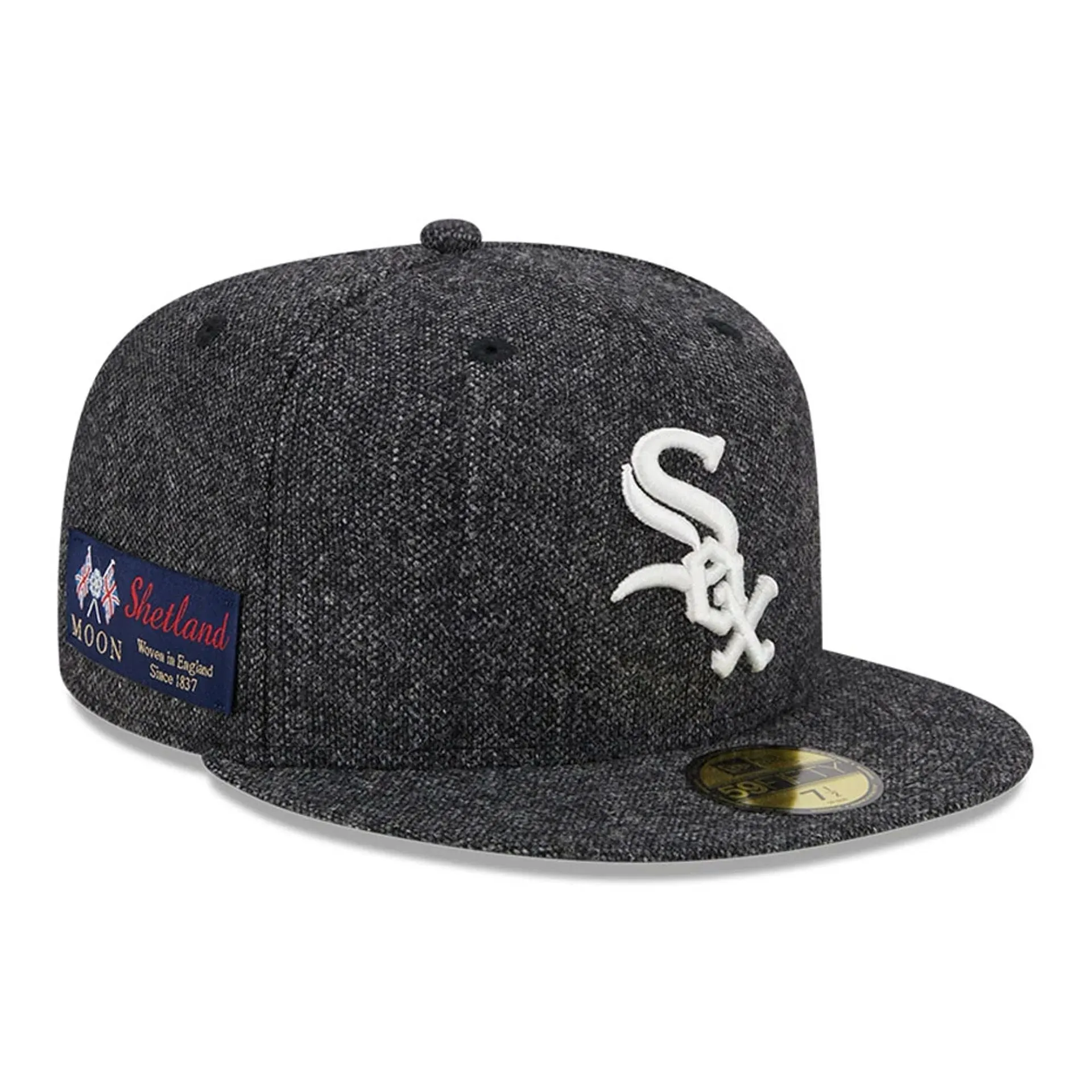 Chicago White Sox Moon Black 59FIFTY Fitted Cap