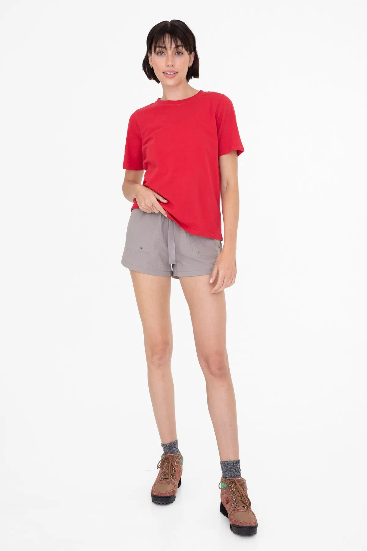 Classic Boxy Tee - Cherry