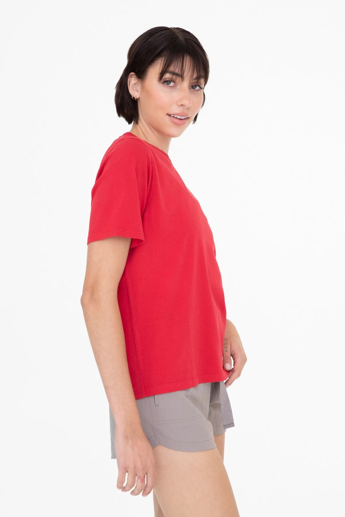 Classic Boxy Tee - Cherry