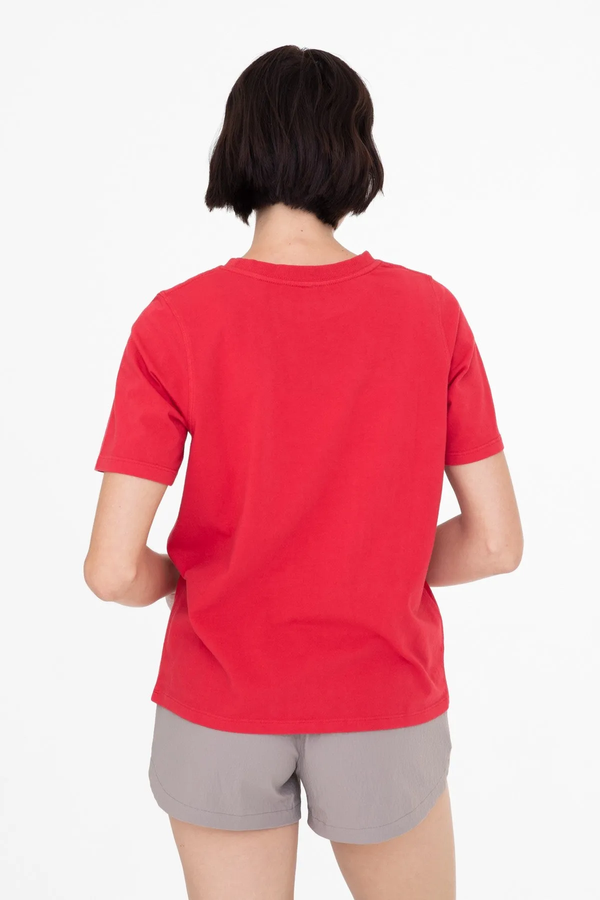 Classic Boxy Tee - Cherry