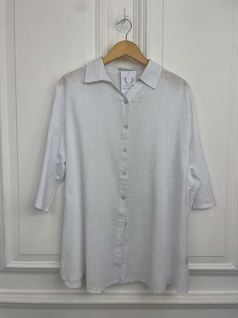 Classic Cotton Shirt - White