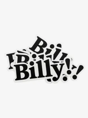 Classic Vinyl Stickers | Billy!