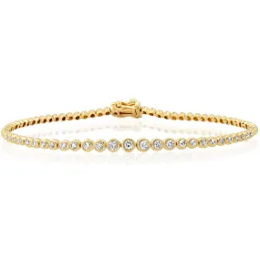 Diamond Bezel Tennis Bracelet