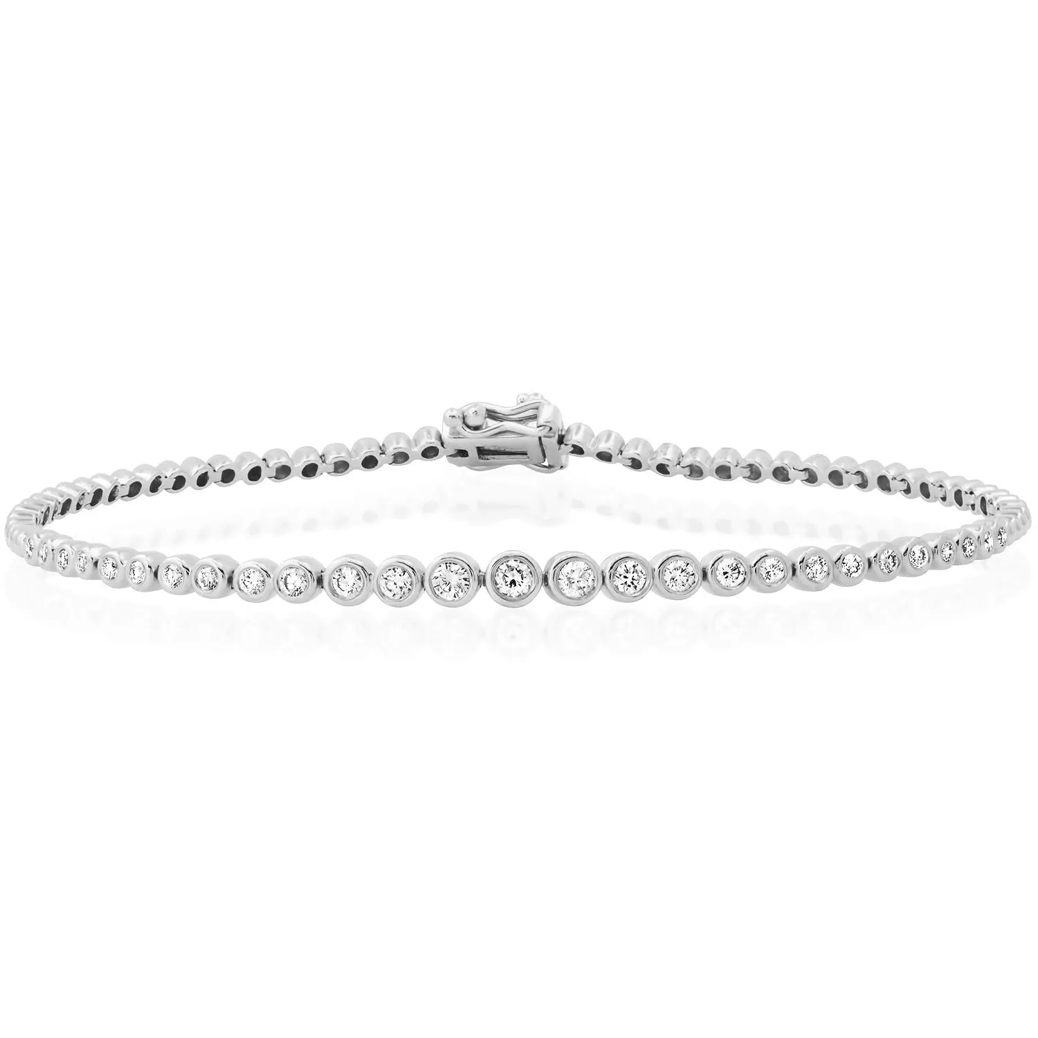 Diamond Bezel Tennis Bracelet