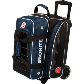 Ebonite Eclipse Double Roller Bowling Bag Navy