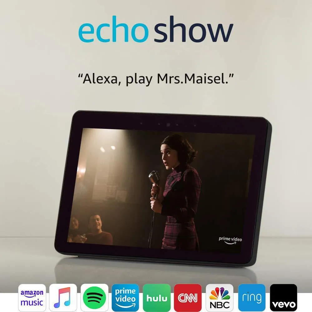 Echo Show (2nd Gen) - Premium sound and a vibrant 10.1" HD screen - Charcoal