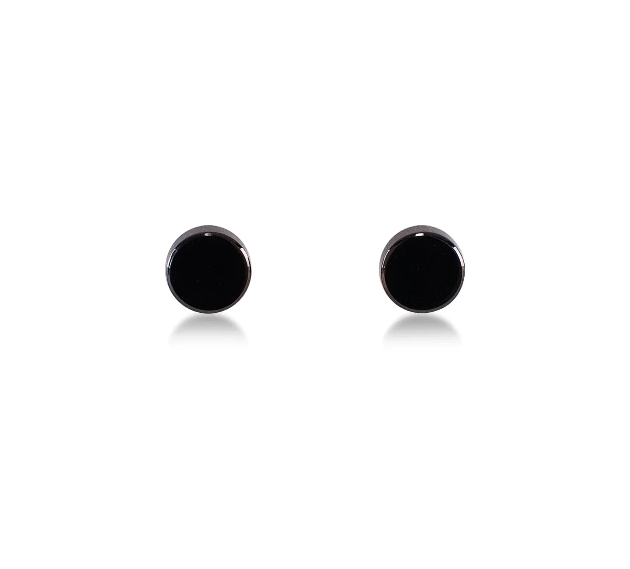 ER003WP B.Tiff High Polish Plain Round Stainless Steel Stud Earrings