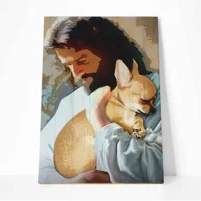 Gearhuman 3D God And His Chihuahua Canvas