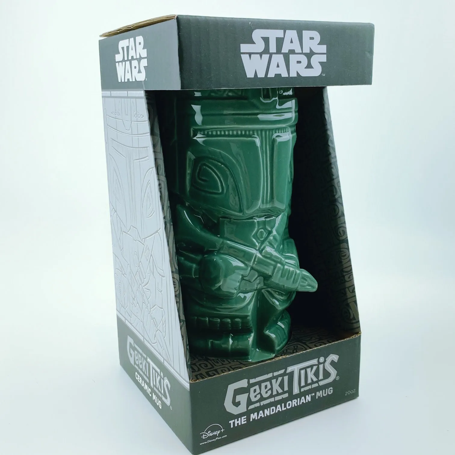 Geeki Tikis Star Wars: The Mandalorian"Mando" Din Djarin Bounty Hunter Tiki Ceramic Mug