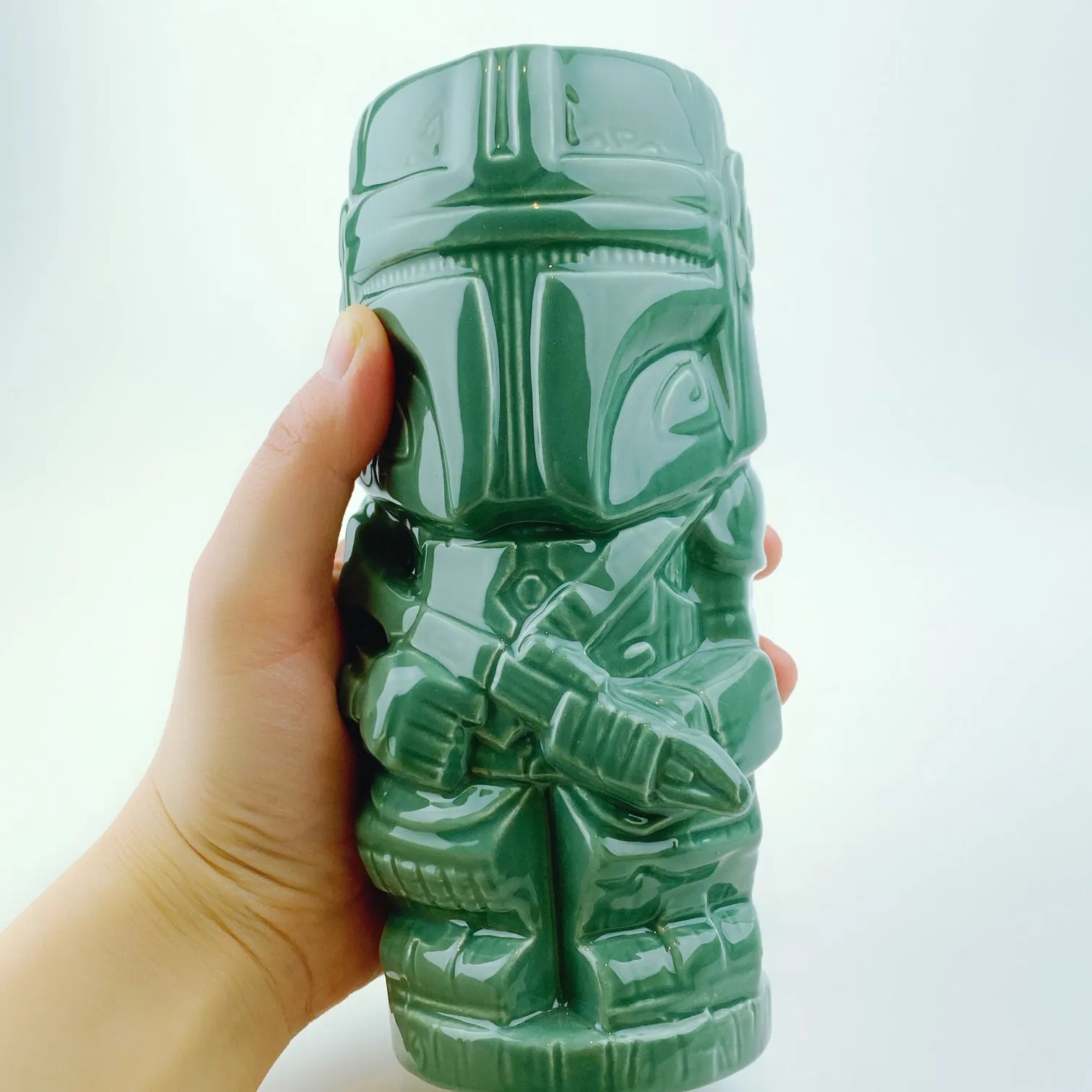 Geeki Tikis Star Wars: The Mandalorian"Mando" Din Djarin Bounty Hunter Tiki Ceramic Mug