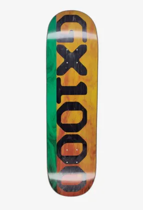 GX1000 SPLIT VENEER TEAL/YELLOW 8.5 DECK