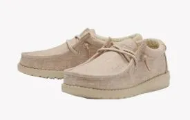 Hey Dude Youth Wally Beige Shoe