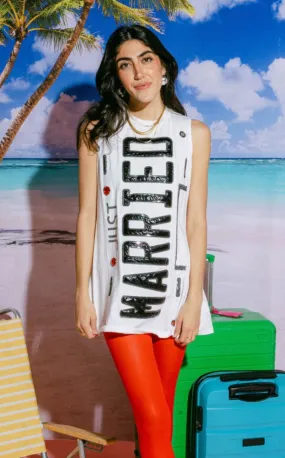 Just Married Tank Dress