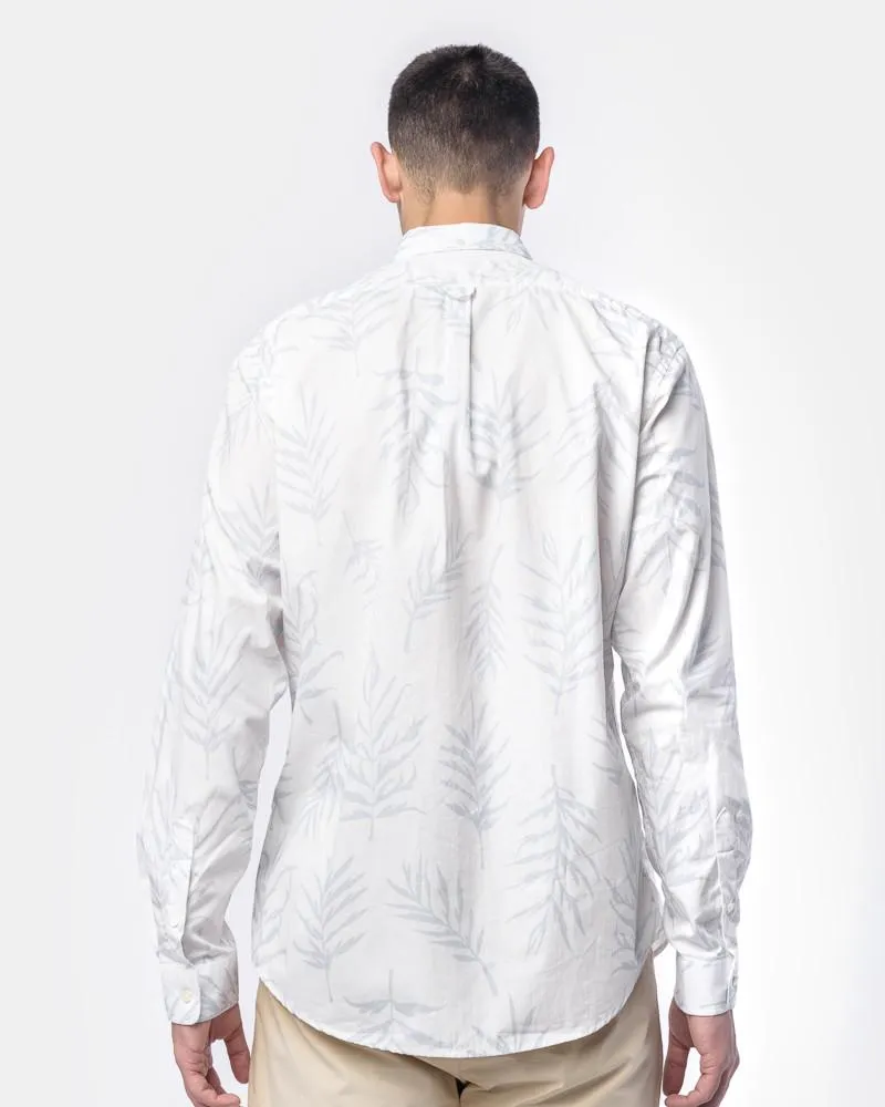 Leisure TA Garden Print in Off White/Light Blue