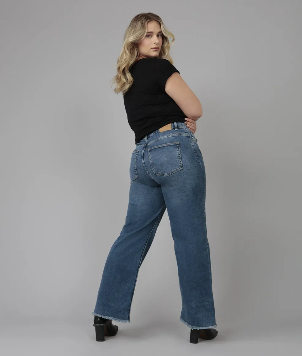 Lola Milan jeans, high-rise wide leg