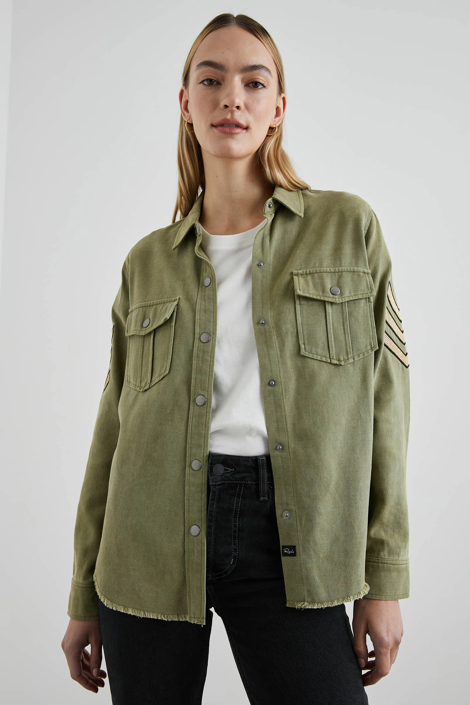 Loren Linen-Blended Shirt Jacket