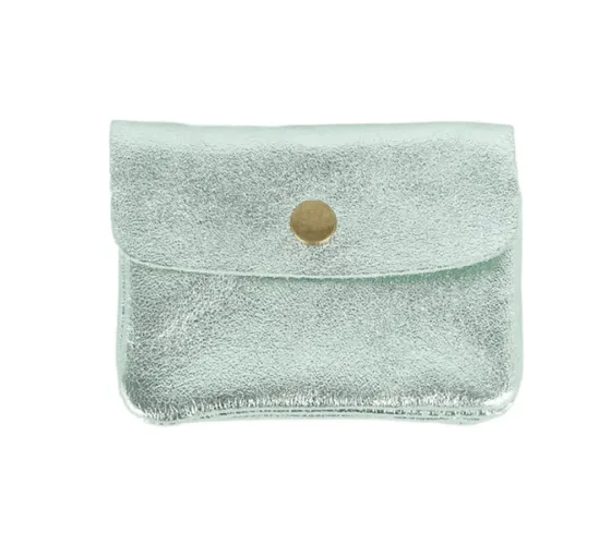 Maison Fanli Coin Purse Metallic Mint