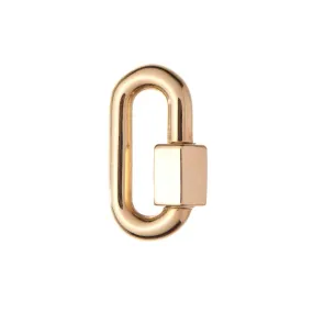 Marla Aaron 14k Yellow Gold Chubby Medium Lock