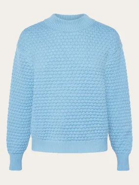 Merino bubble crew neck - RWS - Glacier Lake