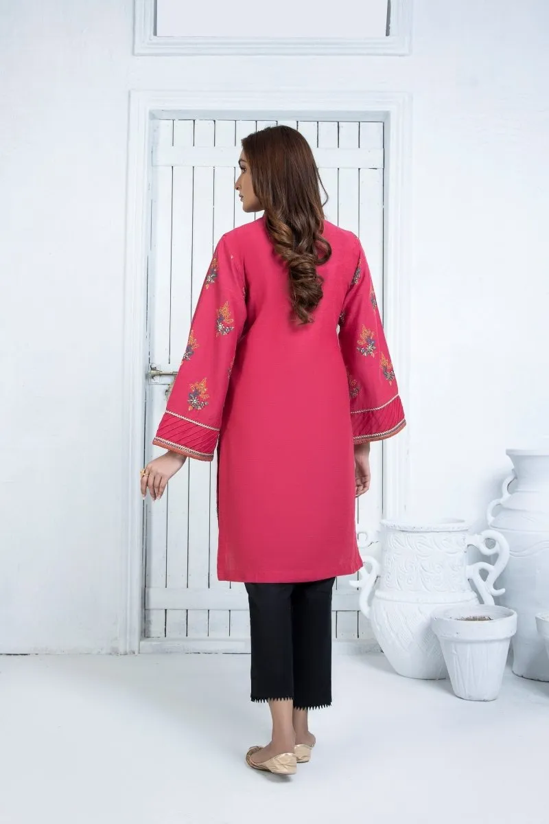 Mihrimah Embroidered Khaddar Shirt MIH25