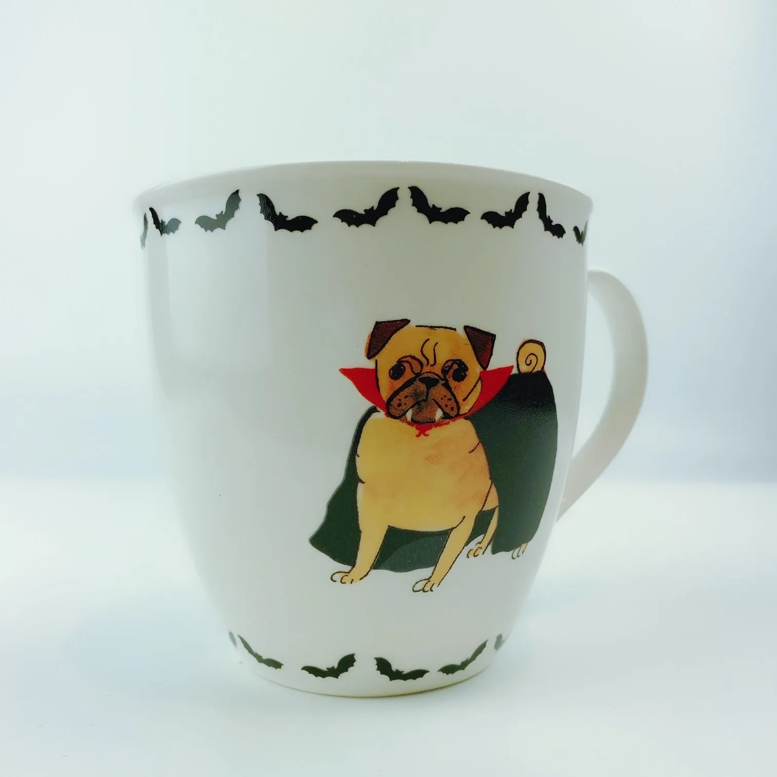 Milly Green British Count Pugular Pug Dog Coffee Mug Tea Cup 20 oz