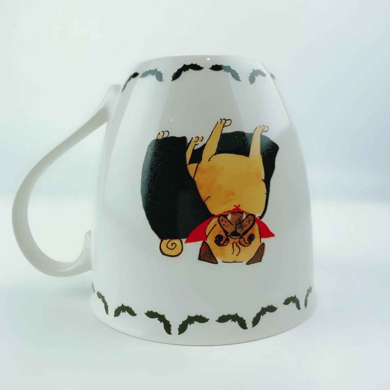 Milly Green British Count Pugular Pug Dog Coffee Mug Tea Cup 20 oz