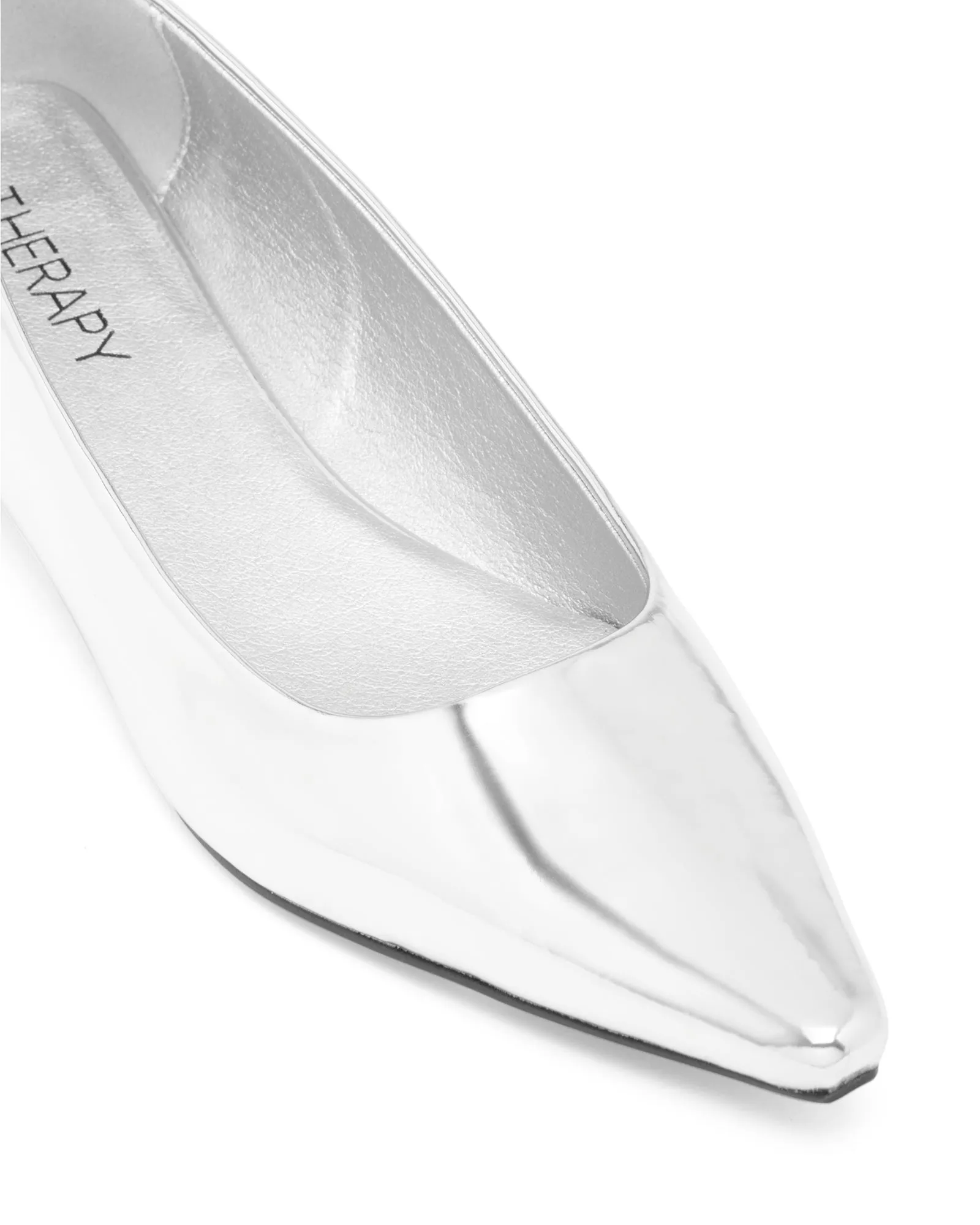 Mirage Ballet Flat Silver