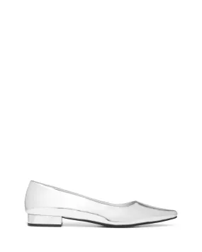 Mirage Ballet Flat Silver