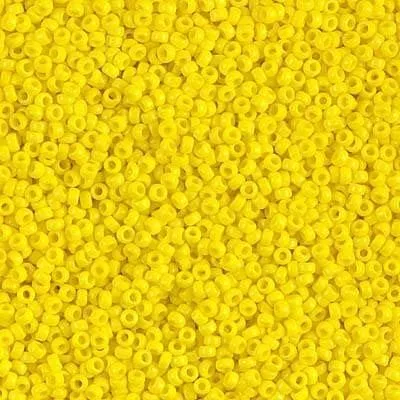 Miyuki Boncuk, MiyukiRoundBeads15/0-0404 Opaque Yellow