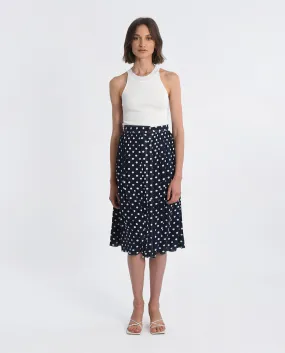 Molly Bracken skirt LAR195, polka dot midi