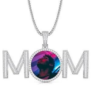 Mom Pendant-Custom Mom Necklace-Christmas Gifts For Women