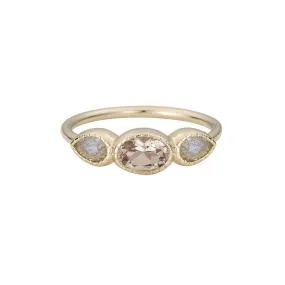 Morganite Lab Ring